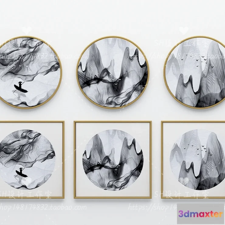 1133344 - Decorative Painting - 3D Models - 0191