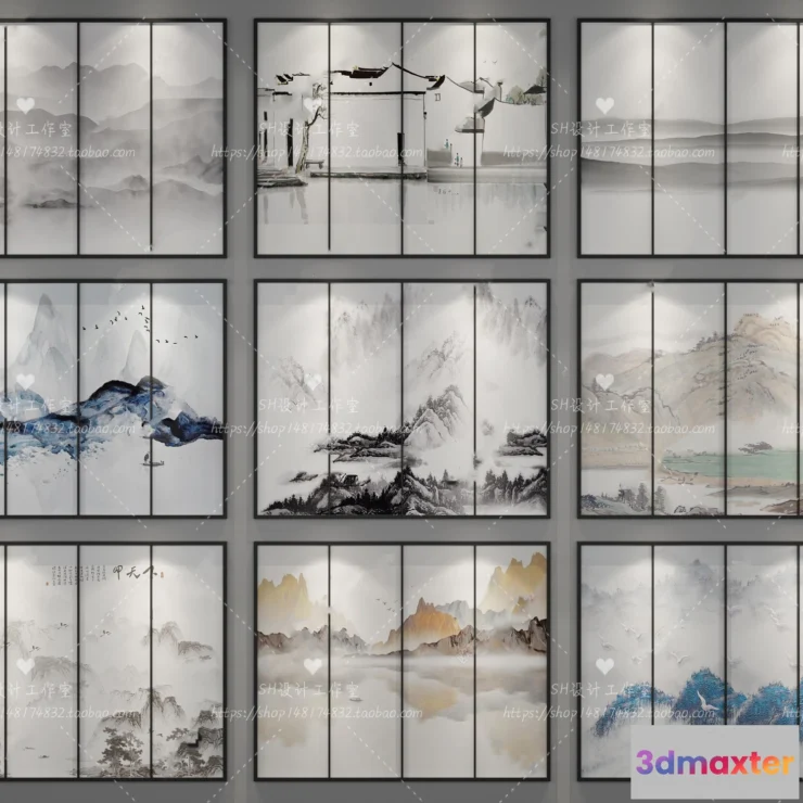 1133352 - Decorative Painting - 3D Models - 0195