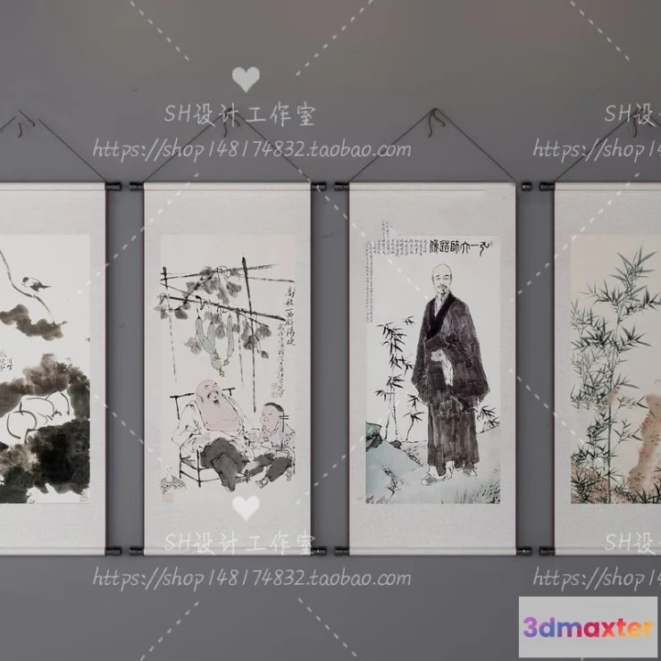 1133360 - Decorative Painting - 3D Models - 0199