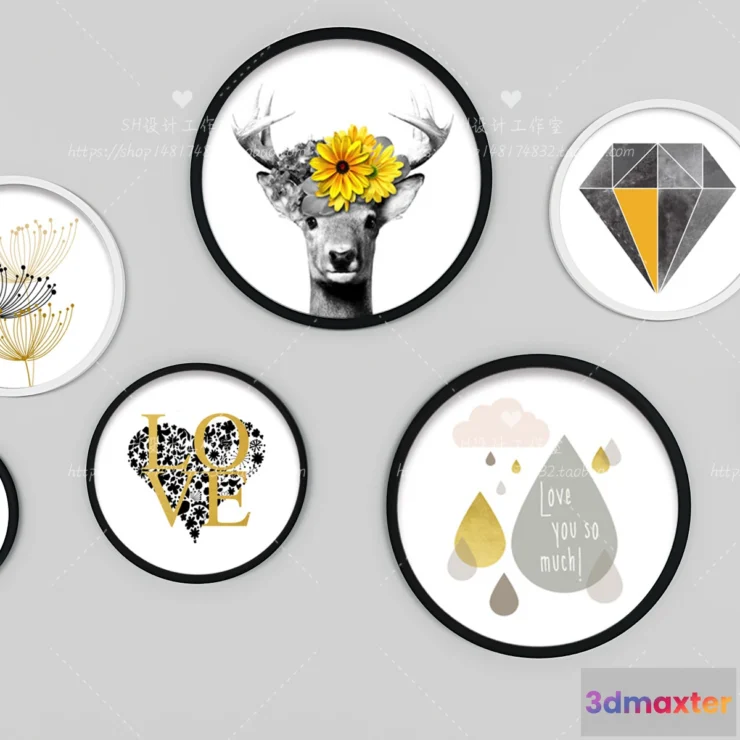 1133372 - Decorative Painting - 3D Models - 0205