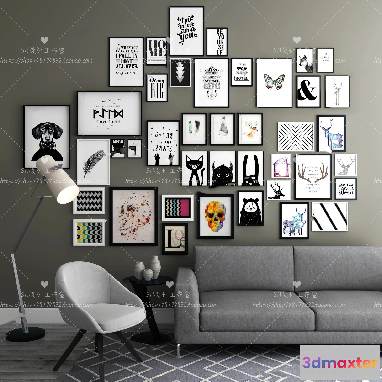 1133394 - Decorative Painting - 3D Models - 0216