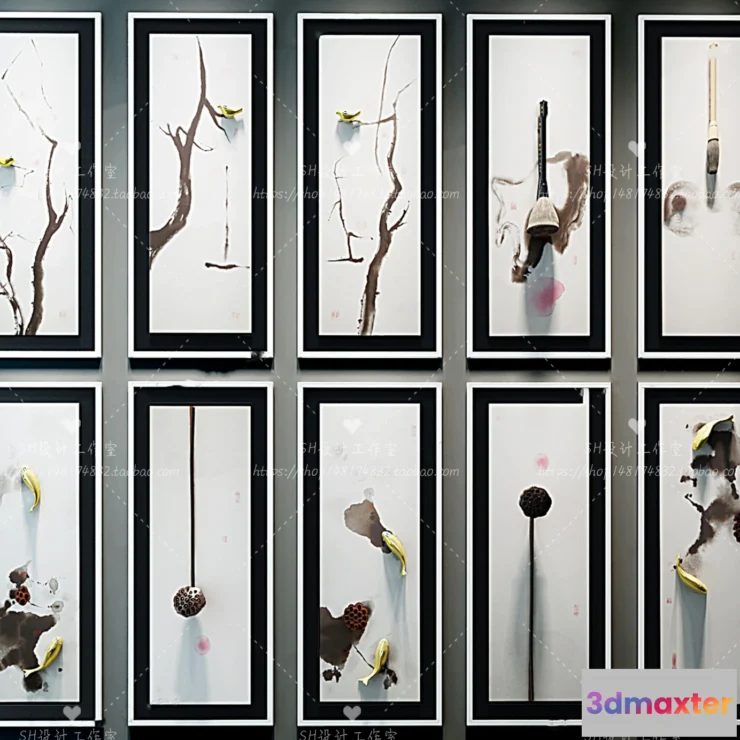 1133414 - Decorative Painting - 3D Models - 0226