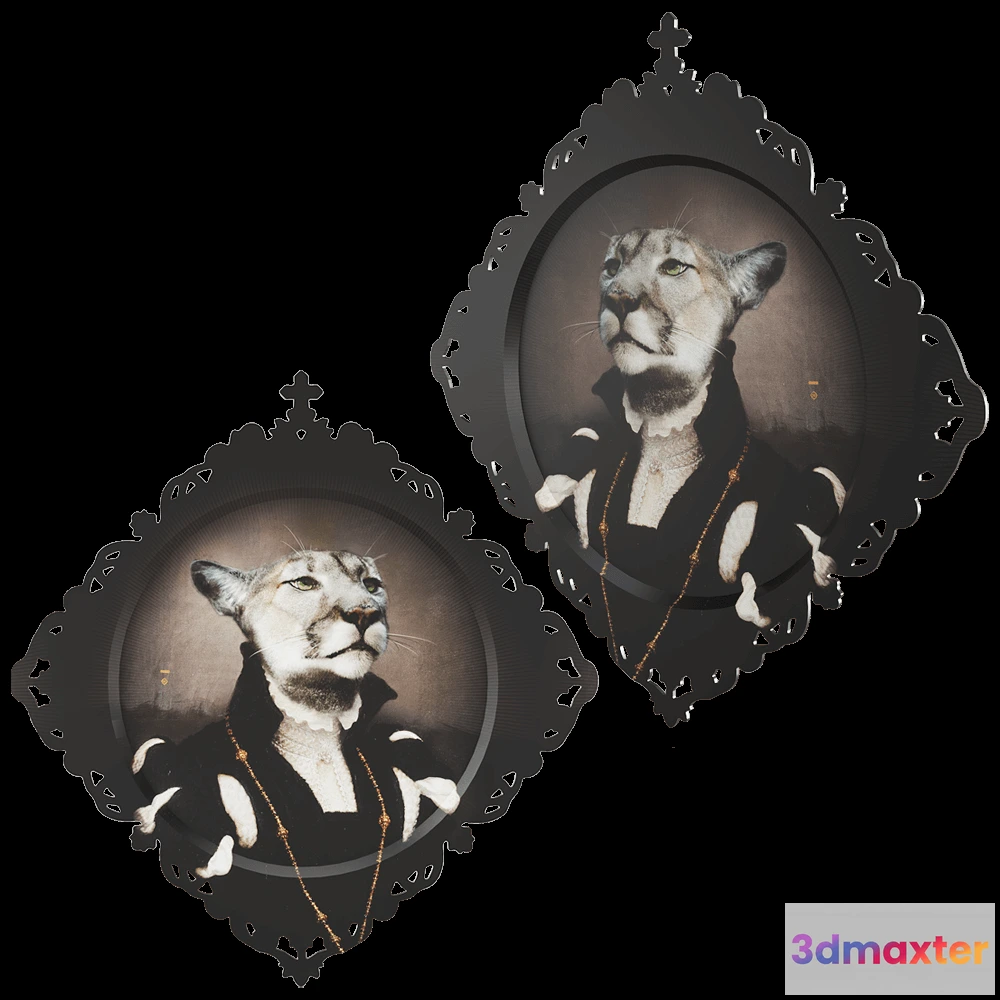 1602756 - ibride - Round tray Margot 3D Max