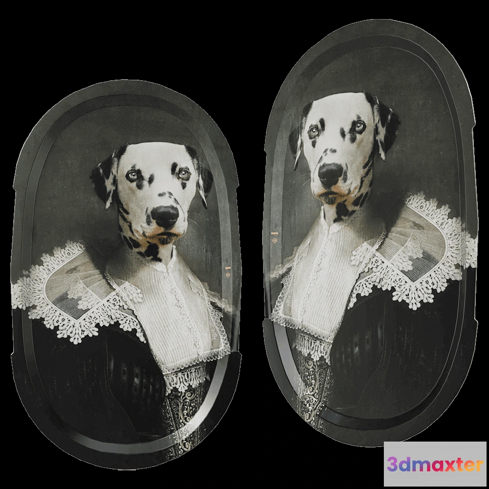 1602768 - ibride - Tray Sapho size L Ellipse 3D Max