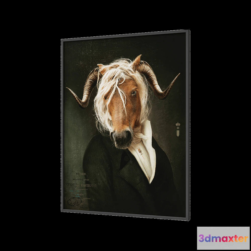 1602774 - ibride - Portrait Rastignac 3D Max