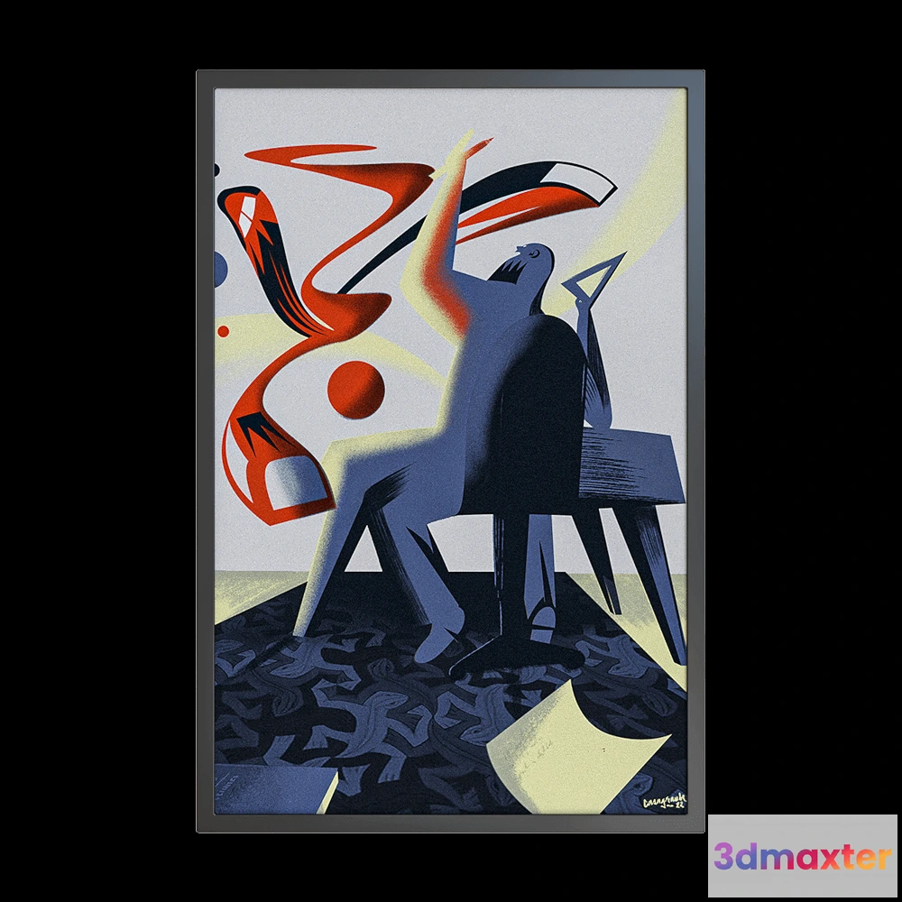 1602922 - NC Design group® - Picture ACG06 3D Max