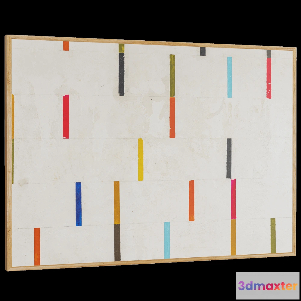 1602952 - Novocuadro Art Company  - Picture Parallel lines ambiente 3D Max