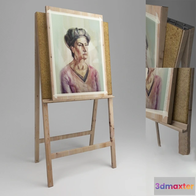 1603124 - decoration - Molbert classic picture 17 3D Max