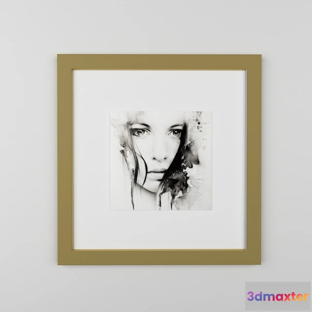 1603170 - decoration - Poster frame 3D Max