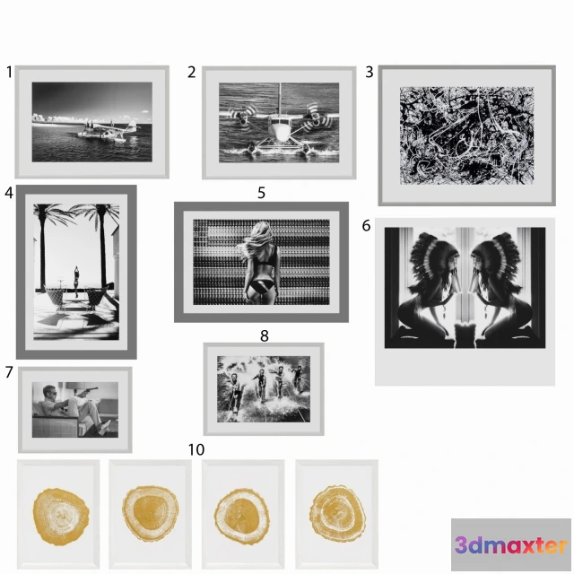 1603304 - decoration - Eichholtz Prints 18 3D Max