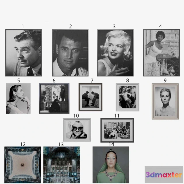 1603312 - decoration - Eichholtz Prints 13 3D Max