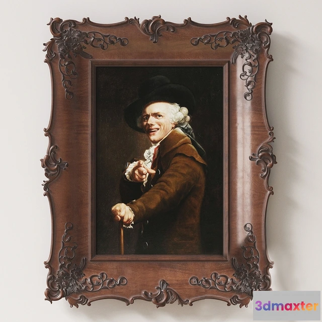 1603334 - decoration - Carved Frame 3D Max