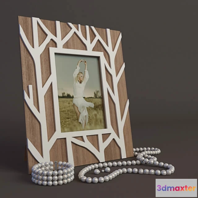 1603376 - decoration - Foglia Leaf Photo Frame 3D Max