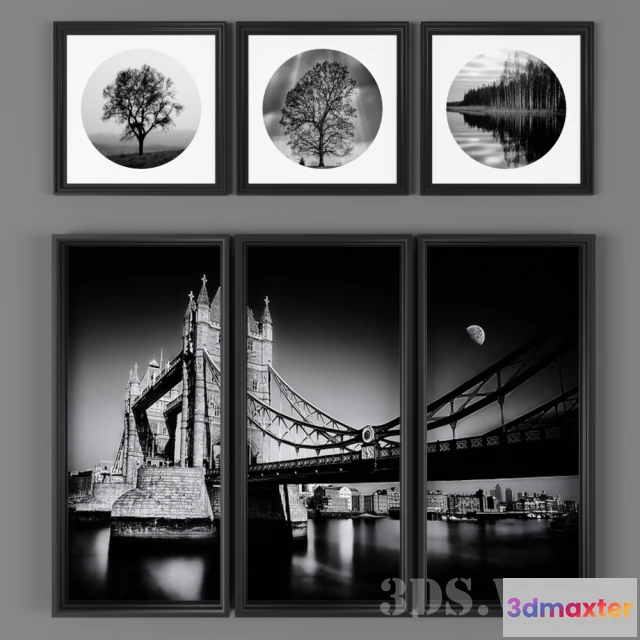 1603458 - decoration - Beautiful modular pictures 3D Max