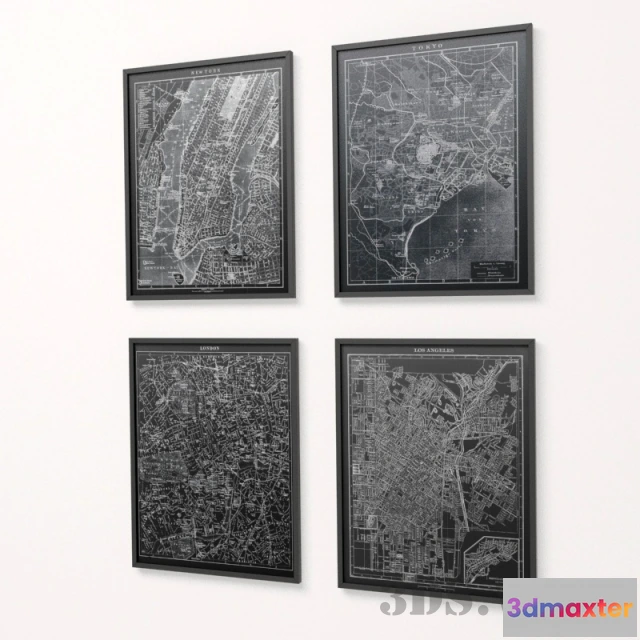1603534 - decoration - City maps 3D Max