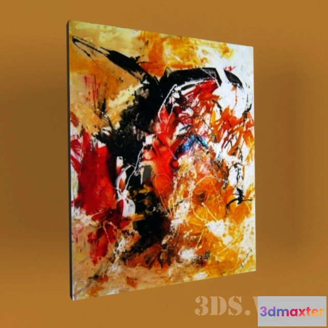 1603536 - decoration - Abstract wall painting 3D Max