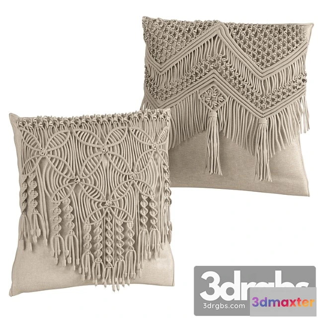 1022438 - Macrame cushion set 05