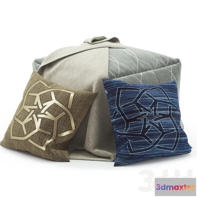 1088892 - pillow pouf set - 222449