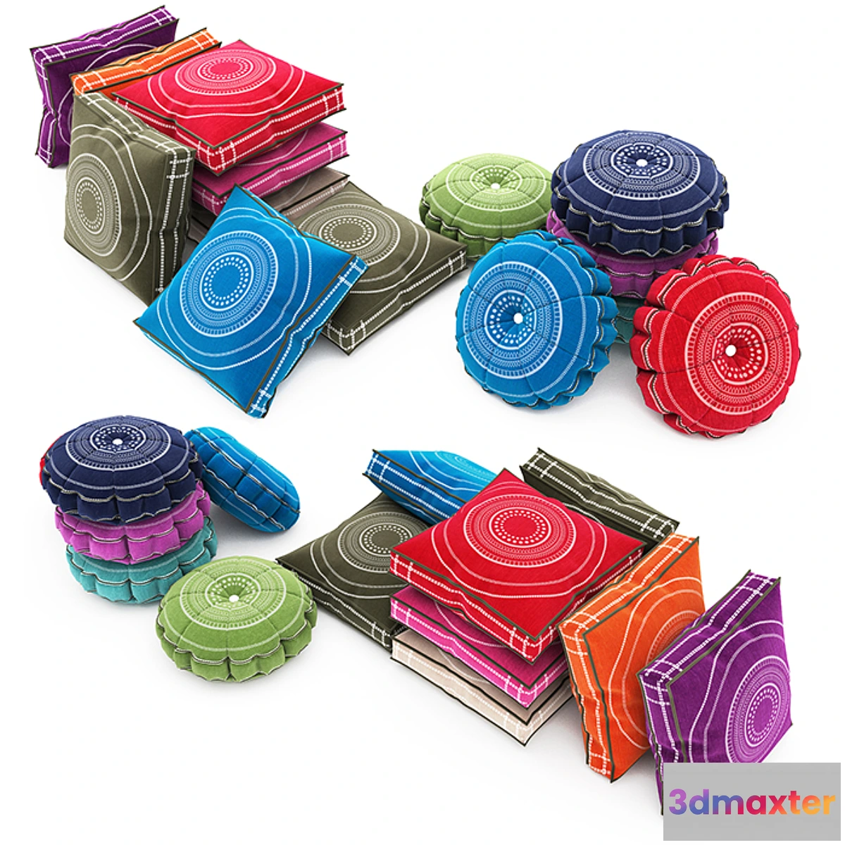 1287574 - Pillows collection 78 3D Max