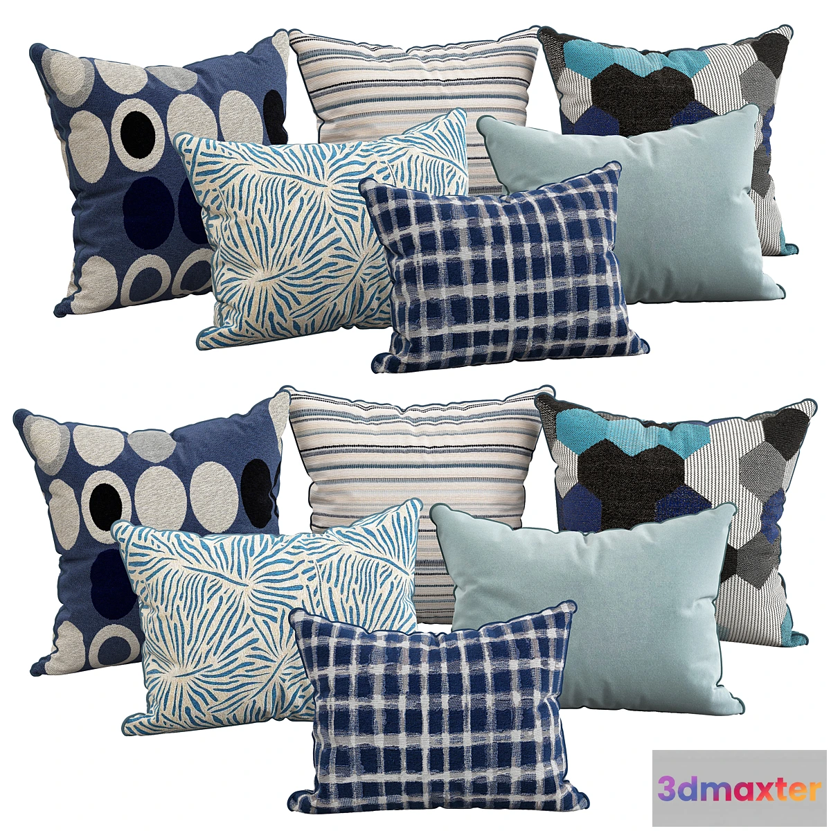 1295234 - Decorative pillows 112 3D Max