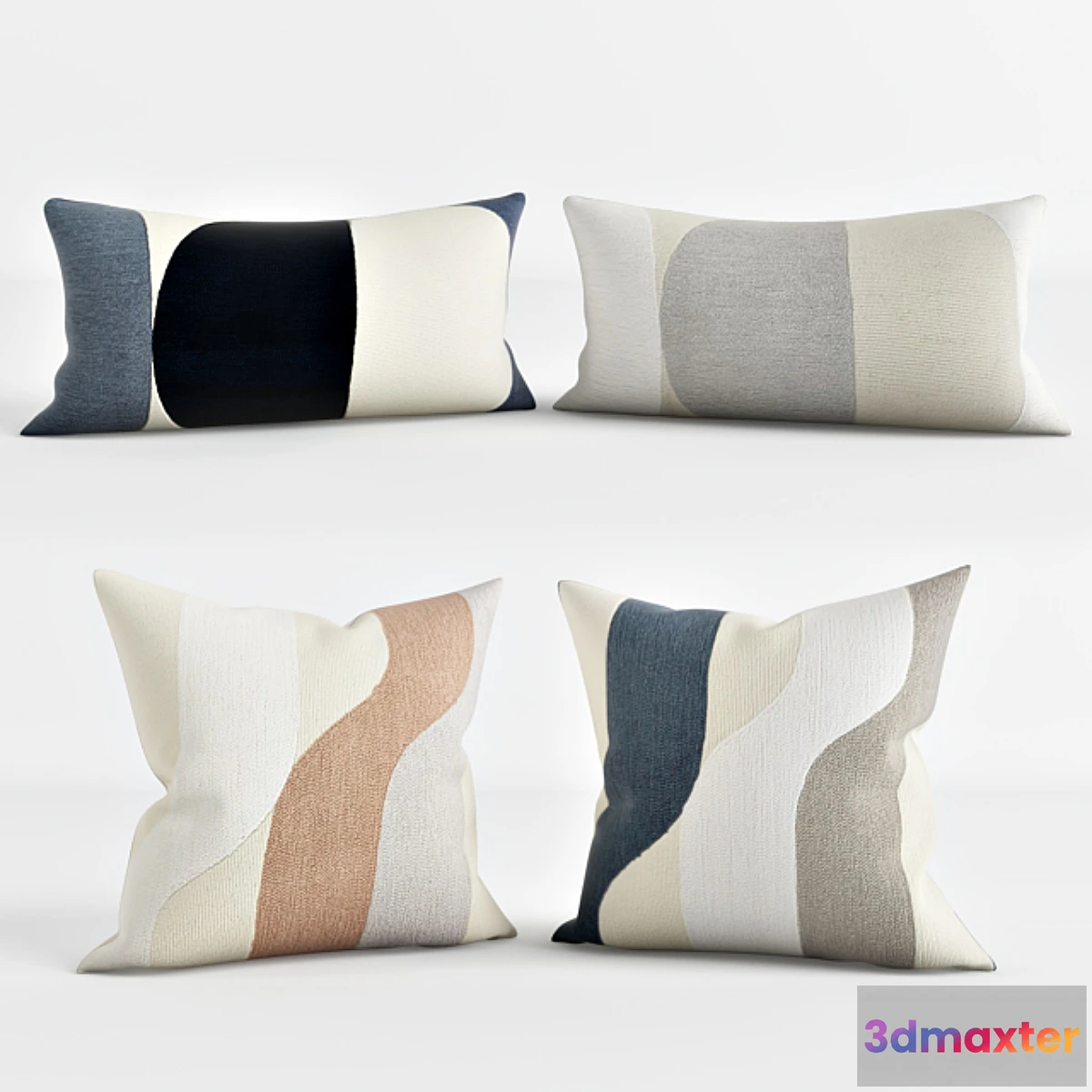 1297252 - Pillow Set 013 3D Max