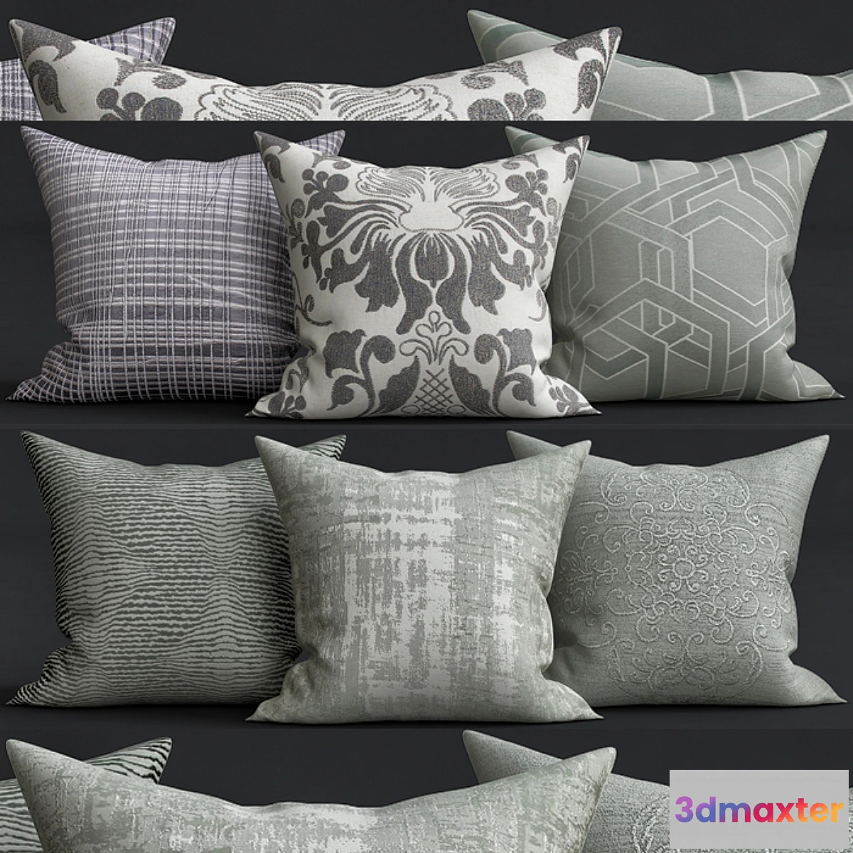 1297438 - Decorative Pillows - No.8 3D Max