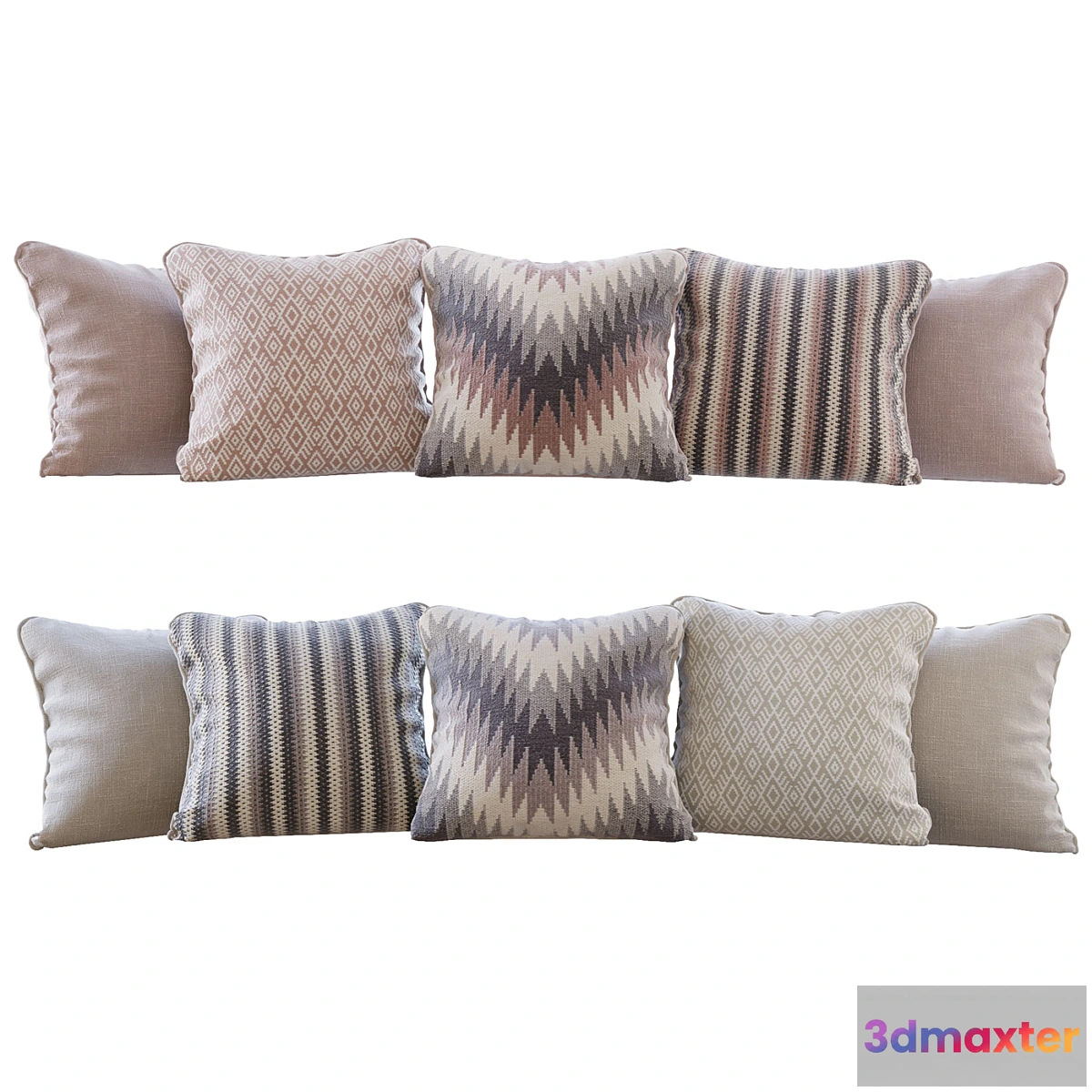 1297484 - A set of pillows Romo 01 3D Max
