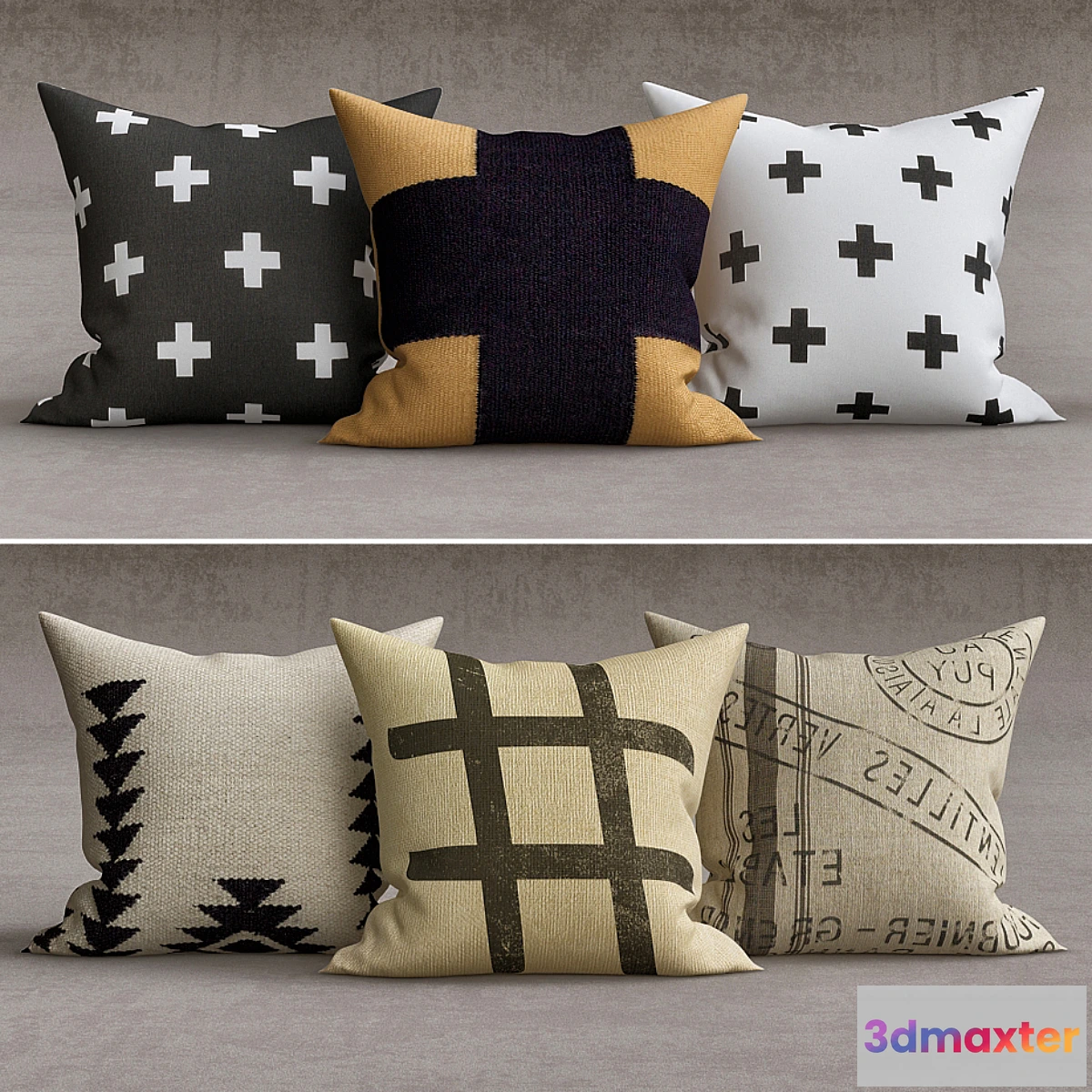 1300071 - Decorative pillows - No.11 3D Max
