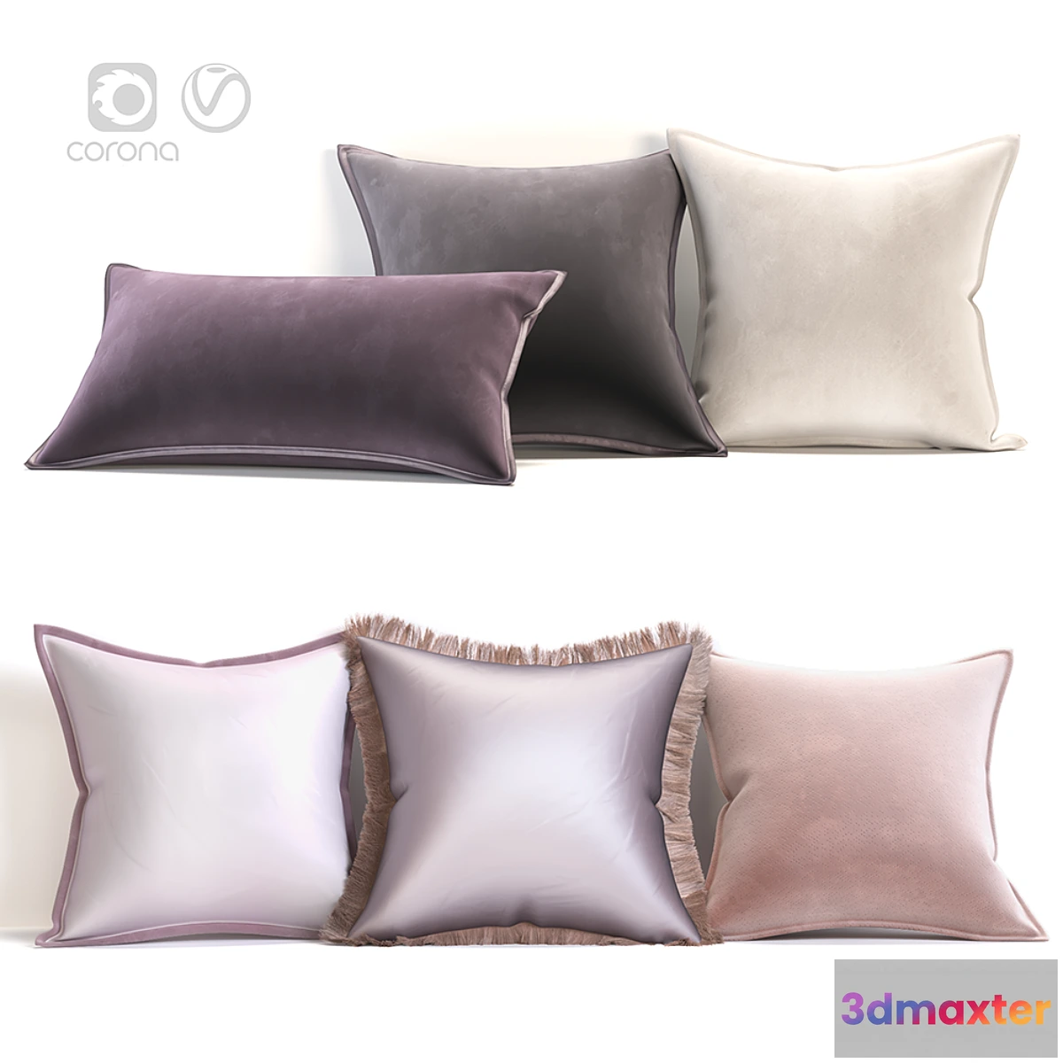 1303546 - Brabbu pillows set 3D Max