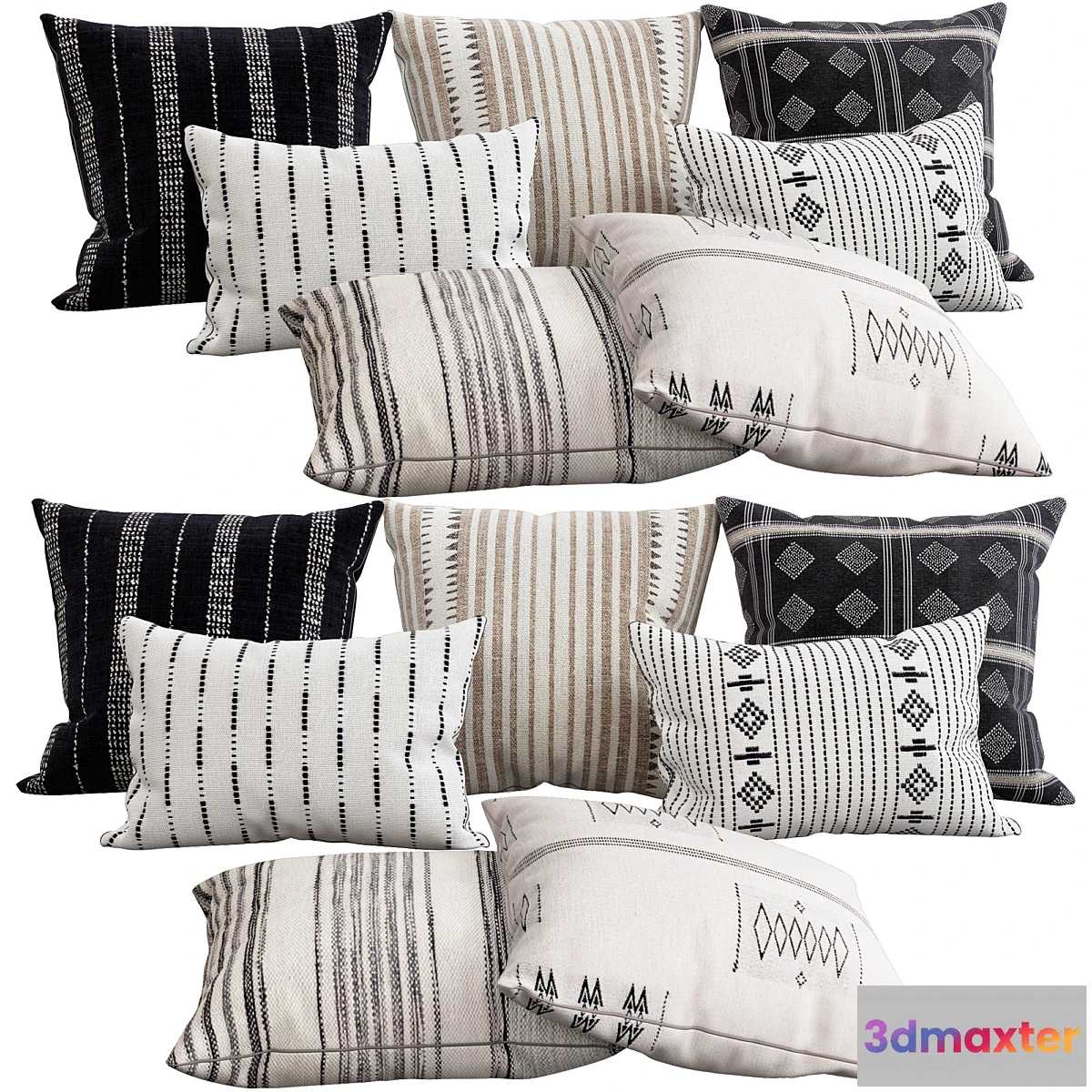 1312800 - Decorative pillows 77 3D Max