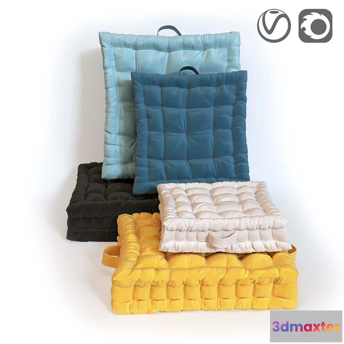 1329064 - Floor pillow SCENARIO 3D Max