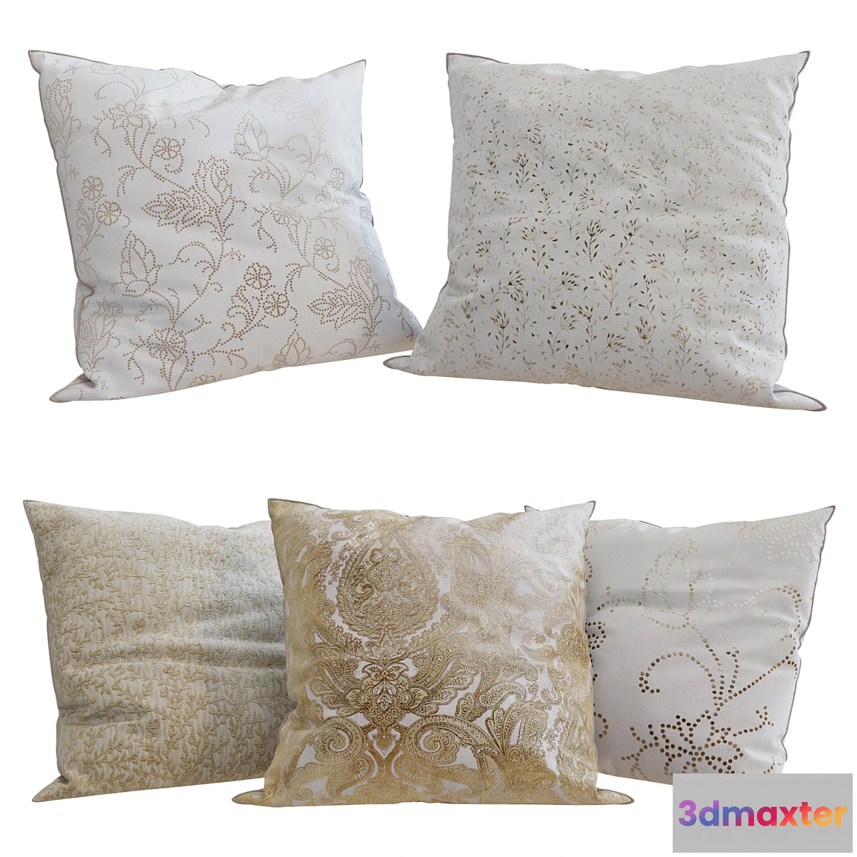 1336521 - Zara Home - Decorative Pillows set 48 3D Max