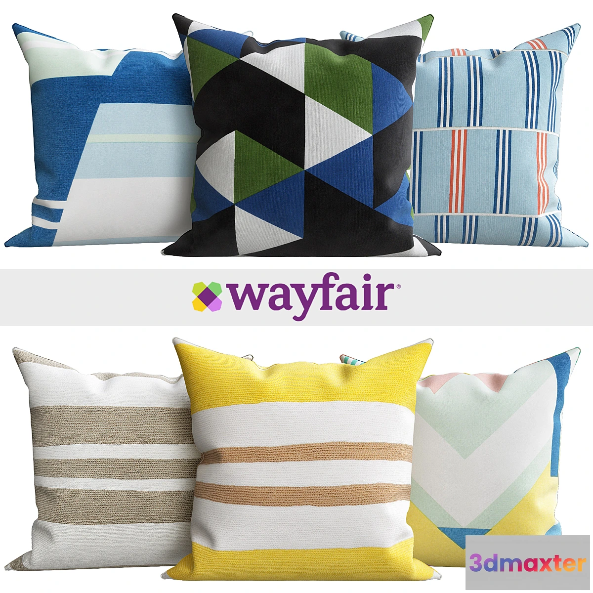 1338806 - Decorative pillows from Wayfair shop - No.3 3D Max