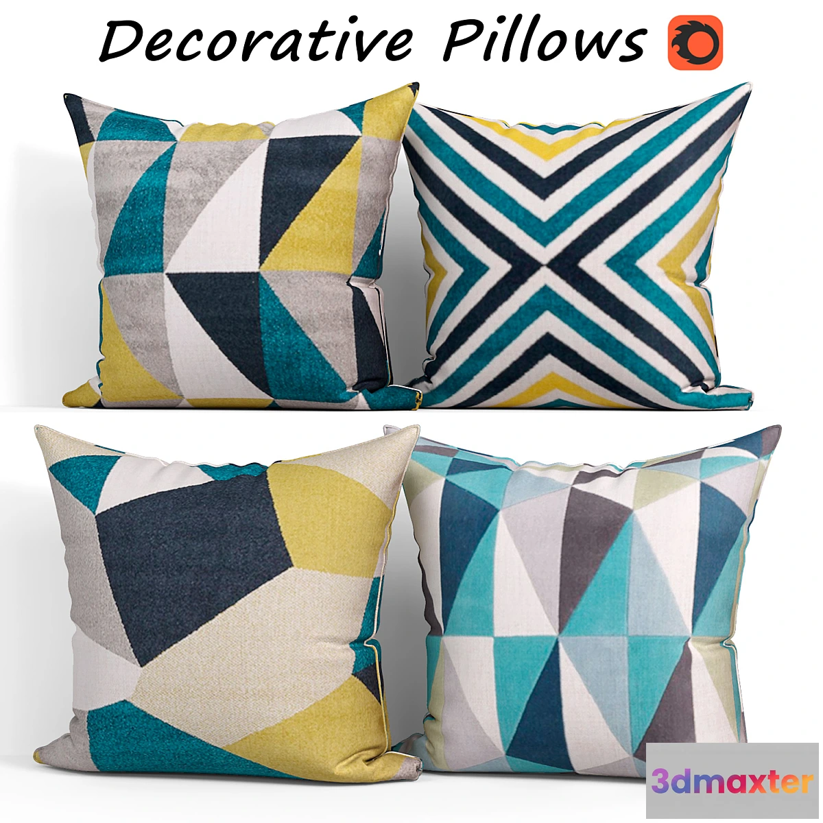 1345470 - Decorative Pillow set 261 3D Max