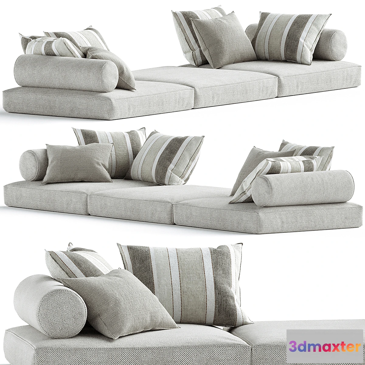 1350179 - Window seat Combination 3D Max