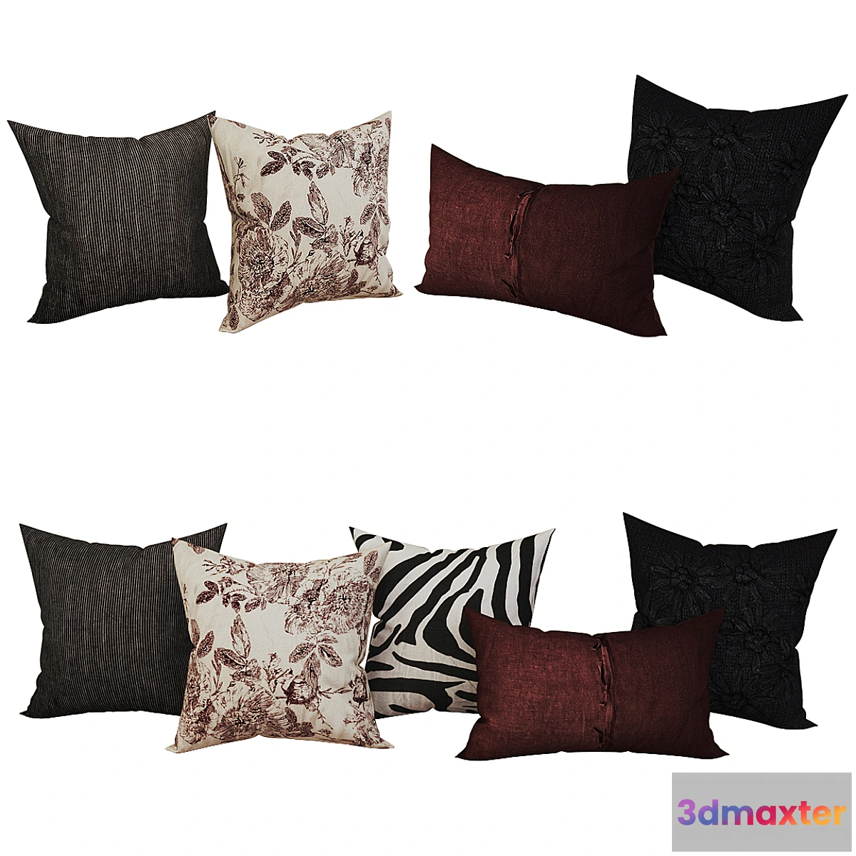 1354578 - Decorative set pillow 53 3D Max