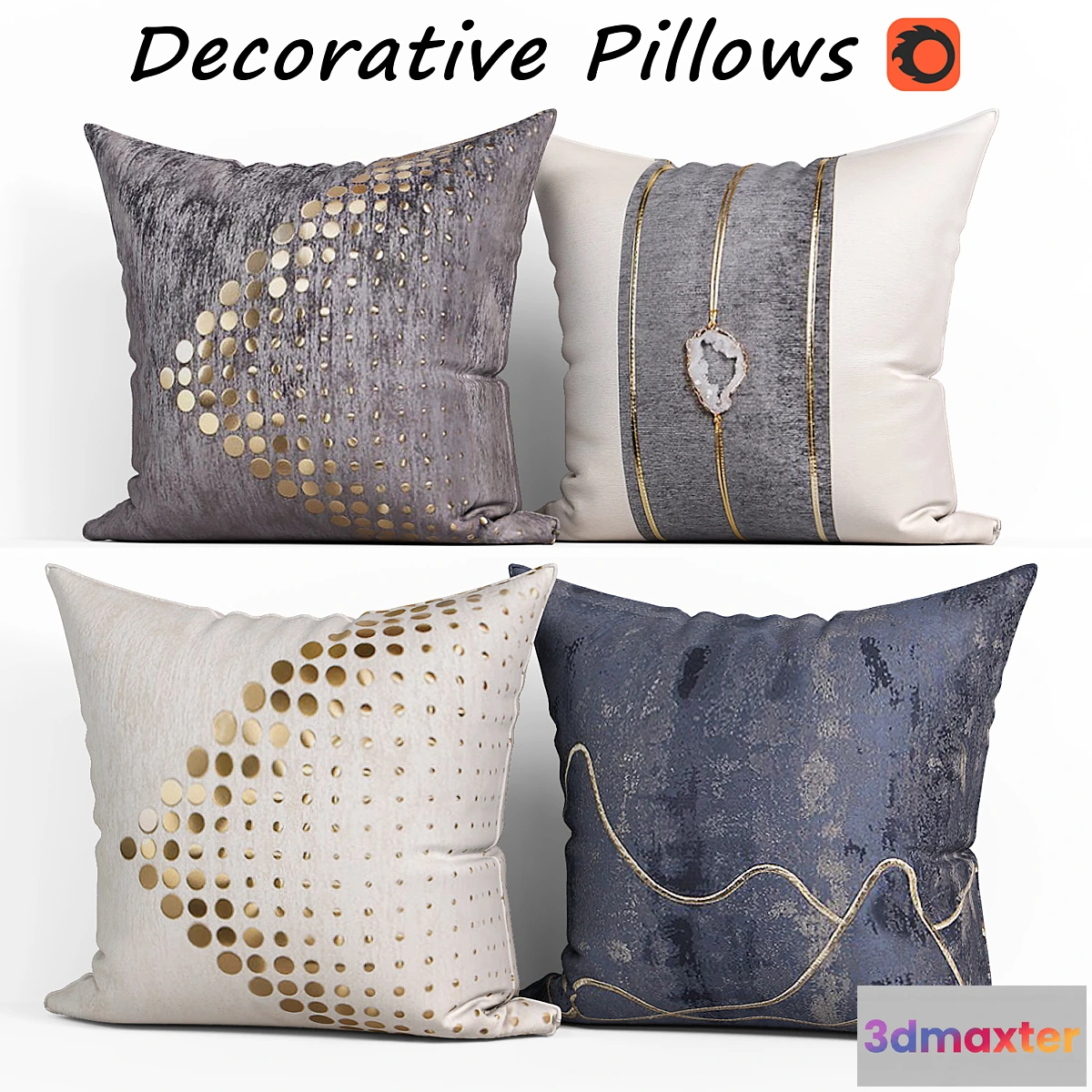 1394876 - Decorative Pillow set 184 3D Max