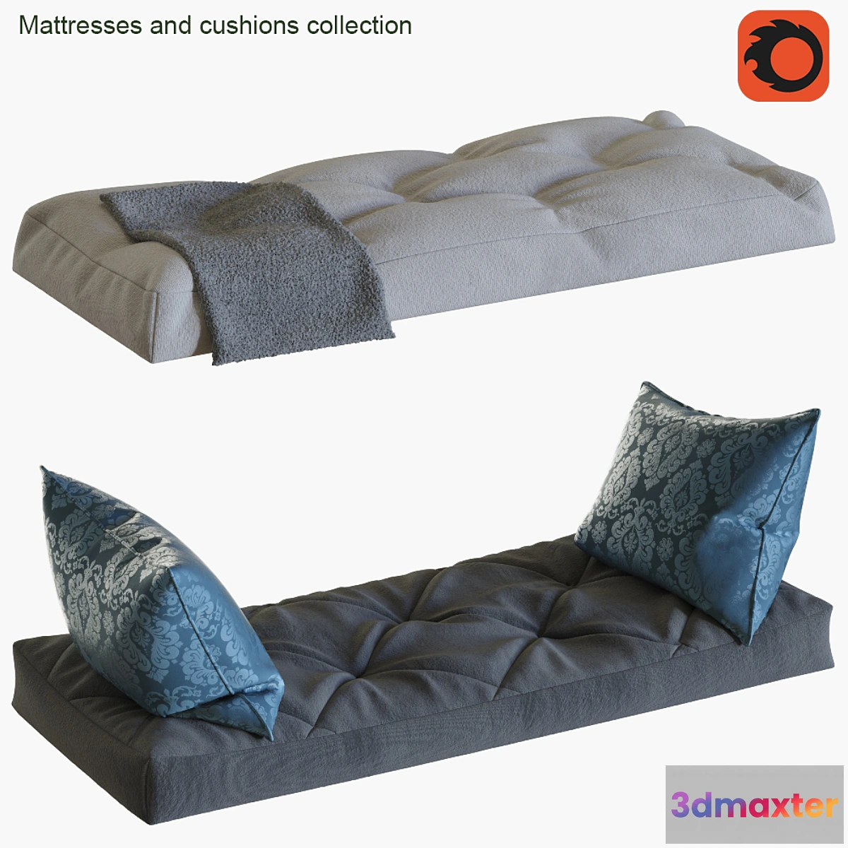 1416748 - Mattresses and cushions collection # 1 3D Max
