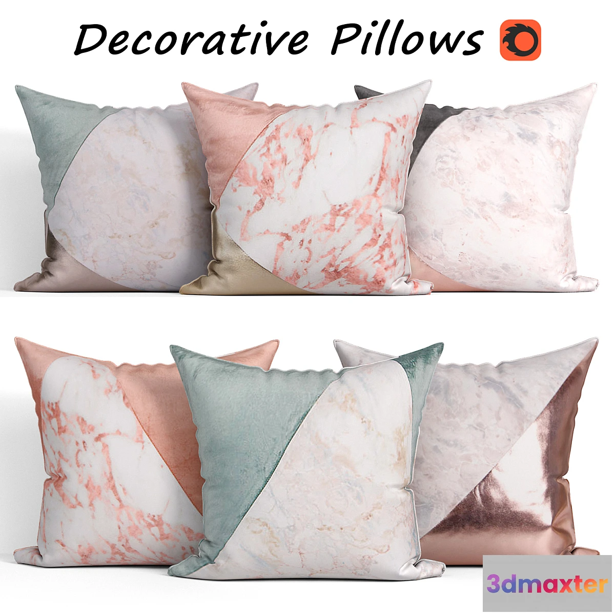 1424244 - Decorative Pillow set 186 Etsy 3D Max