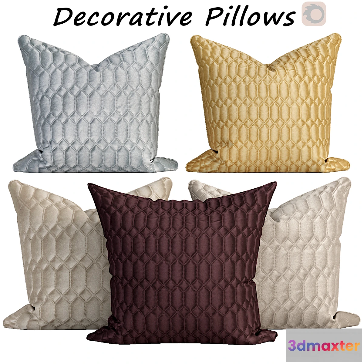 1427678 - Decorative pillows set 538 3D Max