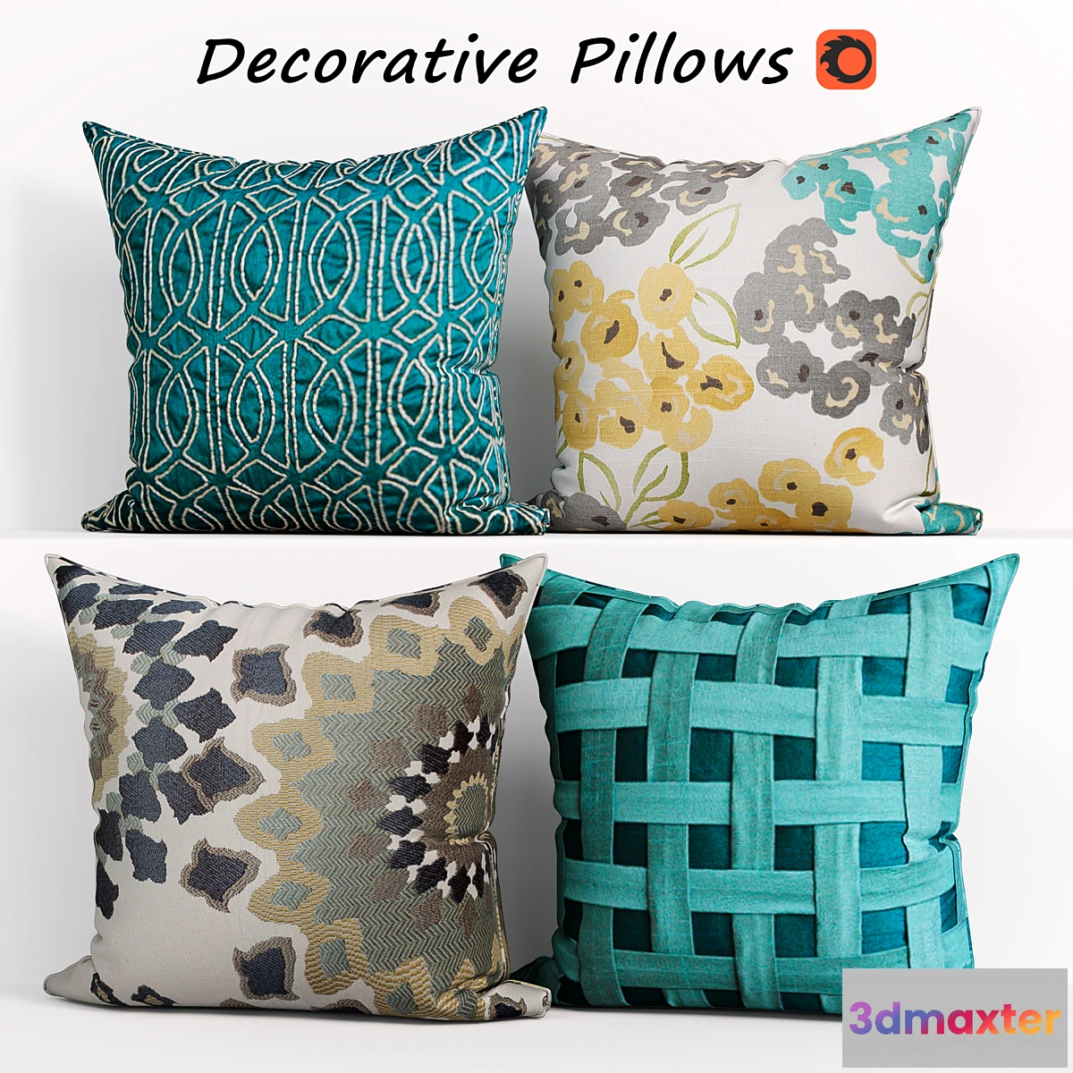 1429974 - Decorative Pillow set 170 Houzz 3D Max