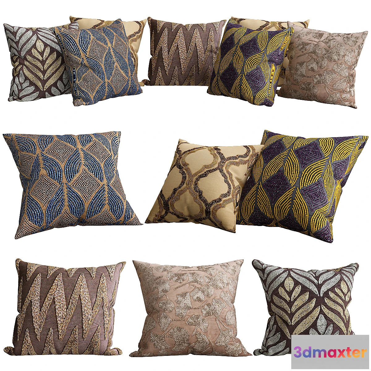 1433120 - Pillows for sofa Premium PRO No. 54 3D Max