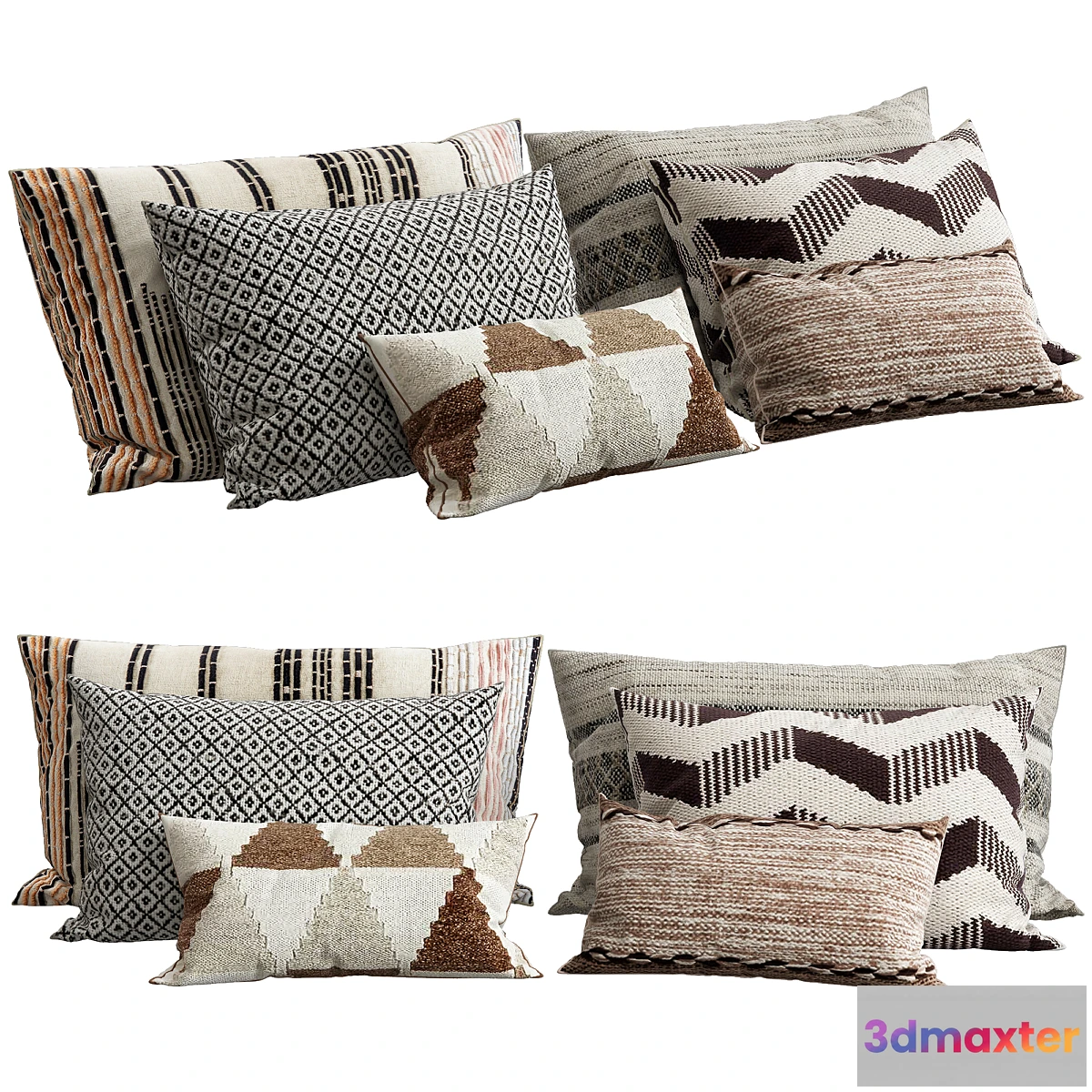 1434724 - Decorative pillows 3D Max