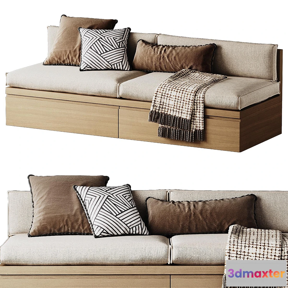 1435756 - Soft seat for window sill 3D Max