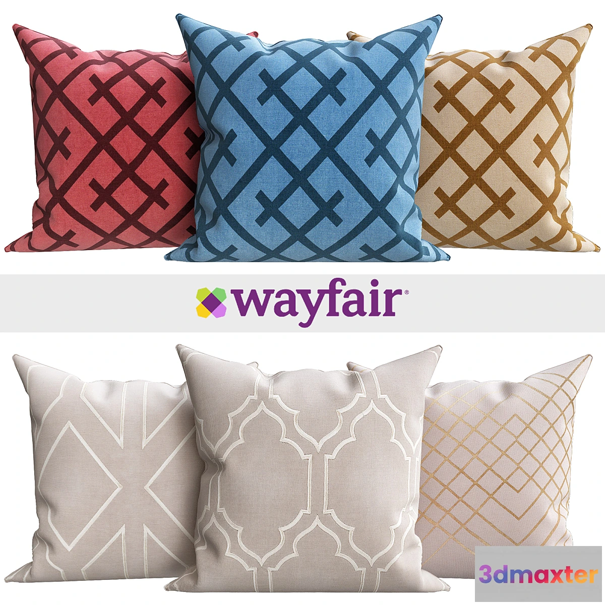 1435854 - Decorative pillows from Wayfair shop 3D Max