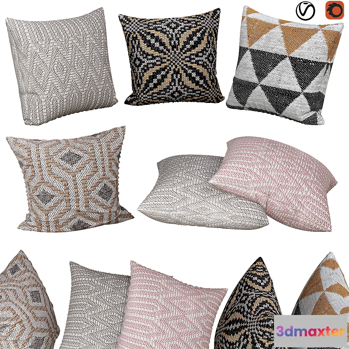 1439250 - Decorative pillows  No. 066 3D Max