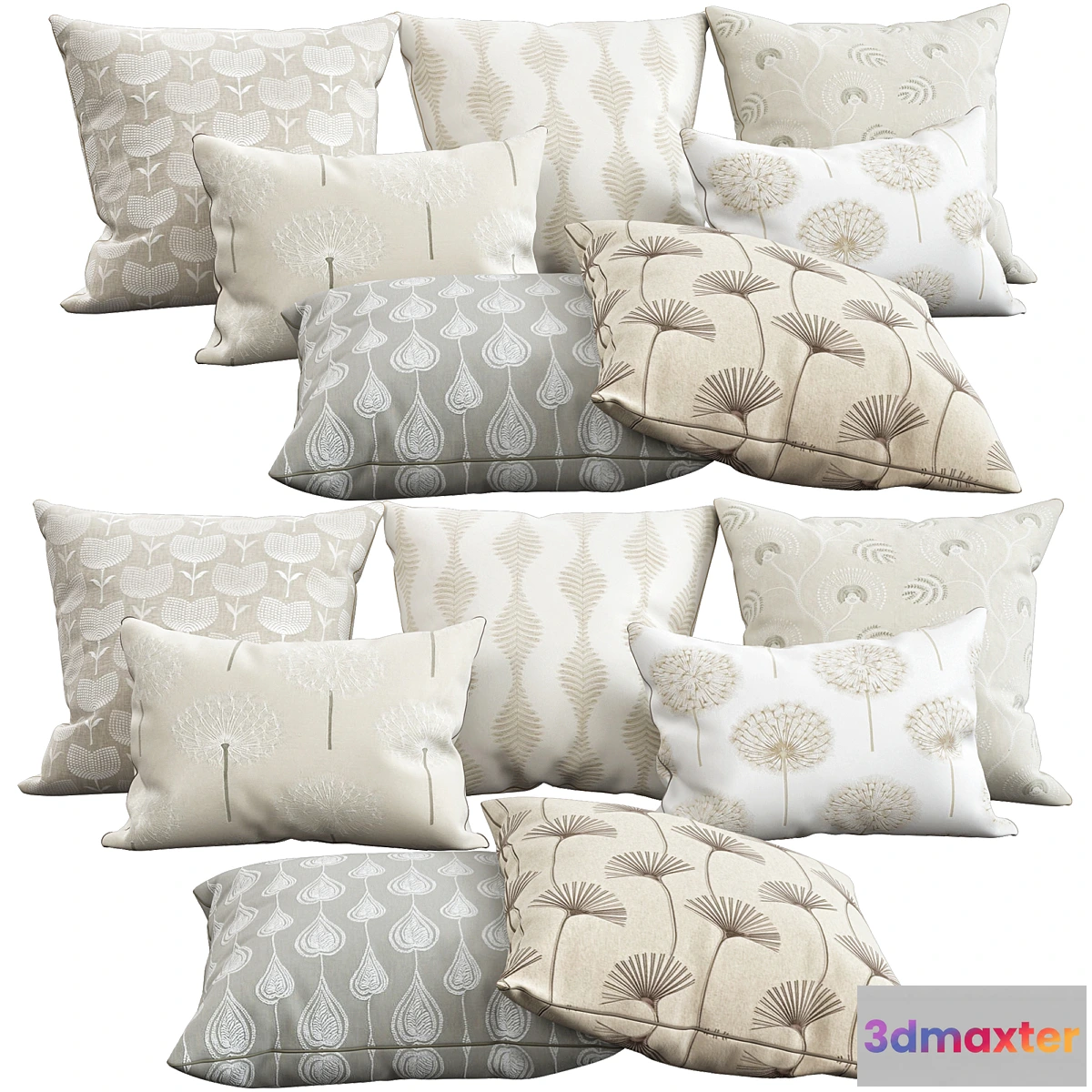 1441256 - Decorative pillows 76 3D Max