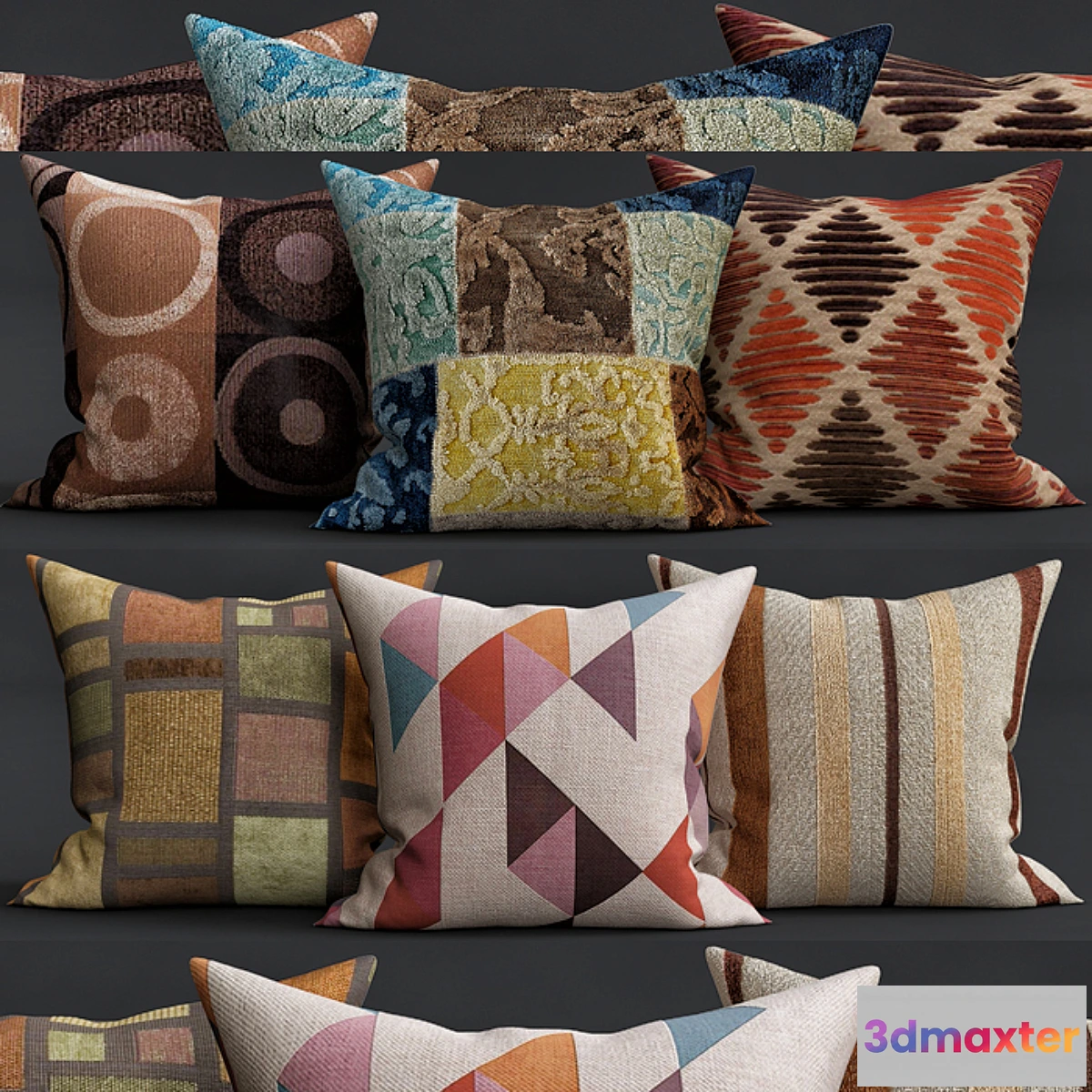 1441568 - Decorative Pillows 3D Max