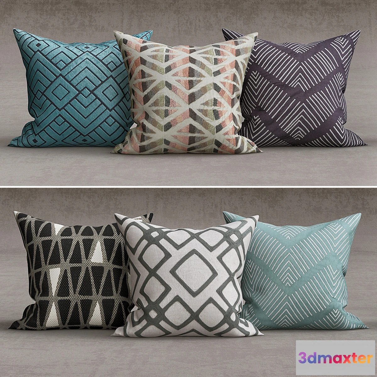 1443096 - Decorative pillows 3D Max
