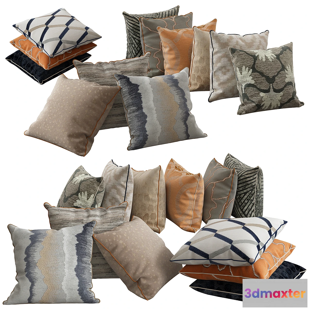 1456114 - Decorative pillows 55 3D Max